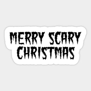 Merry Scary X-mas Sticker